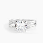 Solitaire Or Blanc Oxyde De Zirconium - Bagues solitaires Femme | Histoire d&rsquo;Or