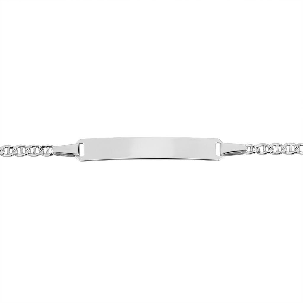 Bracelet Identite Bebe Or Blanc Faniela - Bracelets Communion Enfant | Histoire d’Or