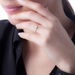 Bague Loriane Or Blanc Aigue Marine Et Diamant - Bagues solitaires Femme | Histoire d’Or