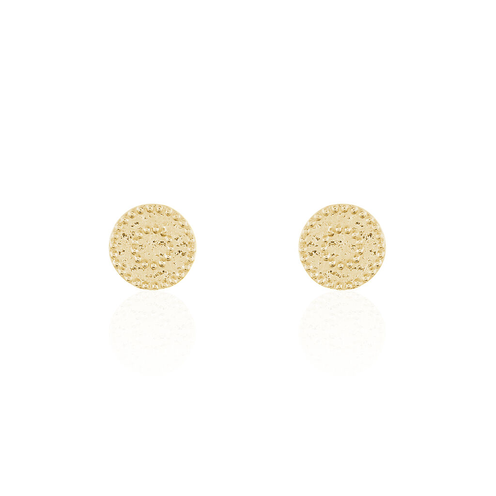 Boucles D'oreilles Puces Laria Plaqué Or Jaune - Boucles d'oreilles fantaisie Femme | Histoire d’Or