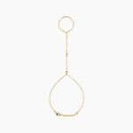 Bijou De Main Jaipur Acier Jaune - Bijoux sans pierre Femme | Histoire d&rsquo;Or