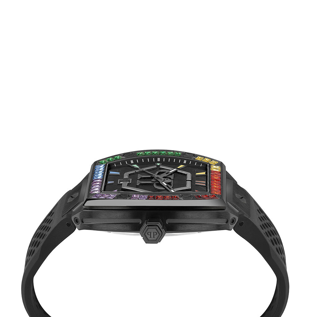 Montre Philipp Plein The Hexagon Phantom Noir - F&ecirc;te des p&egrave;res Homme | Histoire d&rsquo;Or