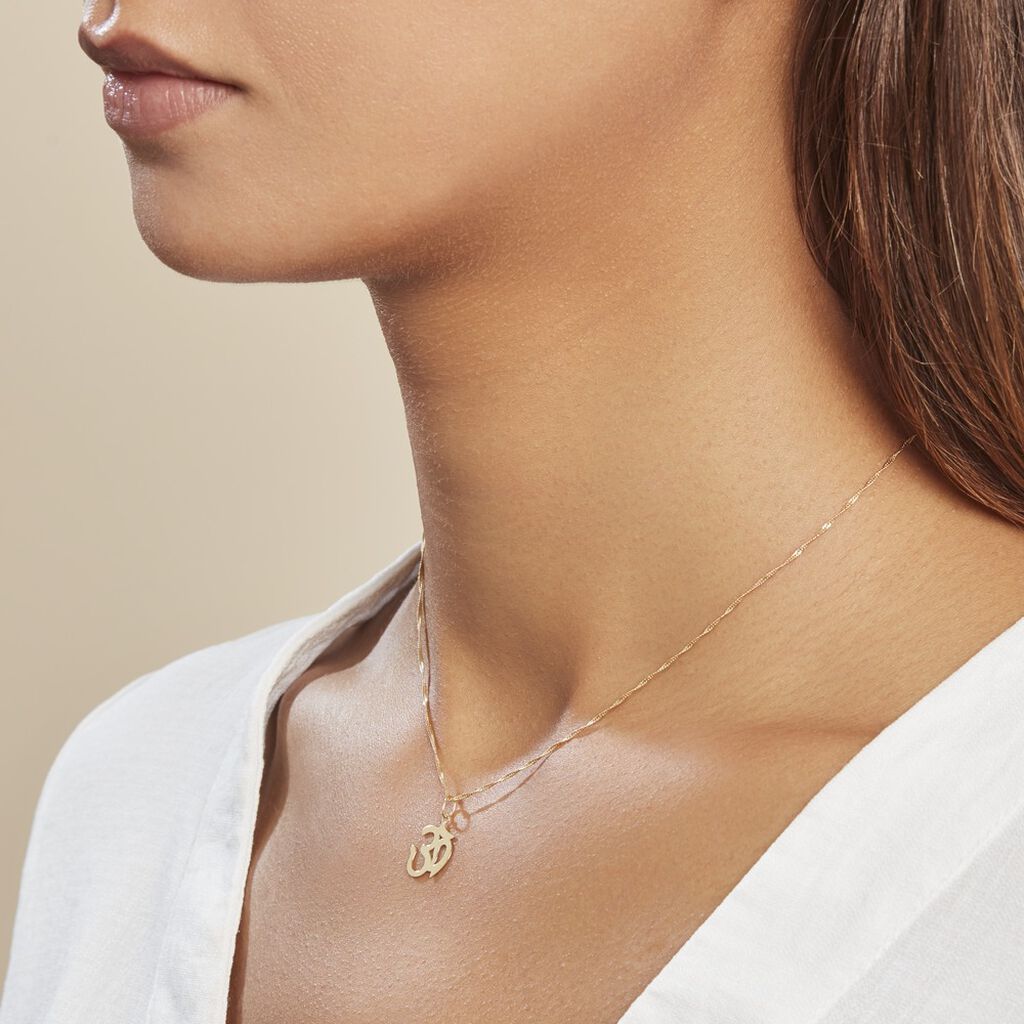 Pendentif Atenea Ohm Or Jaune - Pendentifs Famille | Histoire d’Or