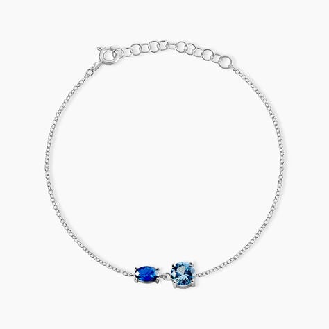 Bracelet Argent Blanc Brenna Oxydes De Zirconium - Bracelets Femme | Histoire d&rsquo;Or