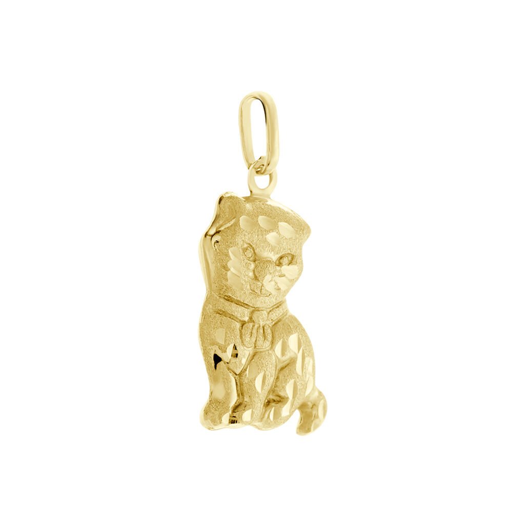Pendentif Egee Chat Or Jaune - Pendentifs Famille | Histoire d’Or
