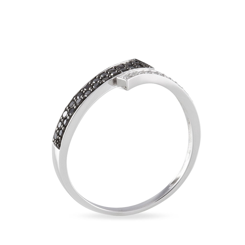 Bague Amelie Or Blanc Diamant - Bagues avec pierre Femme | Histoire d’Or