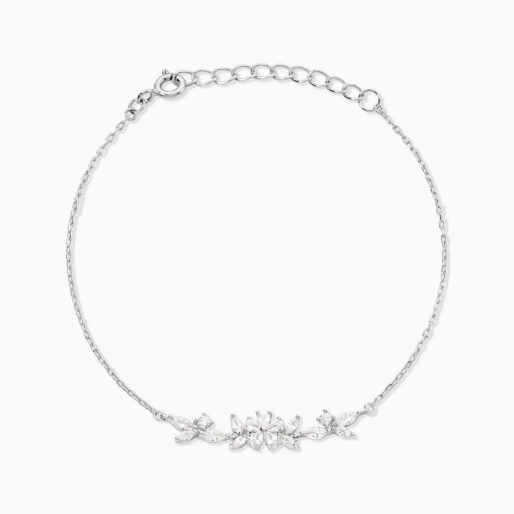 Bracelet Wanda Argent Blanc Oxyde De Zirconium -  Femme | Histoire d&rsquo;Or