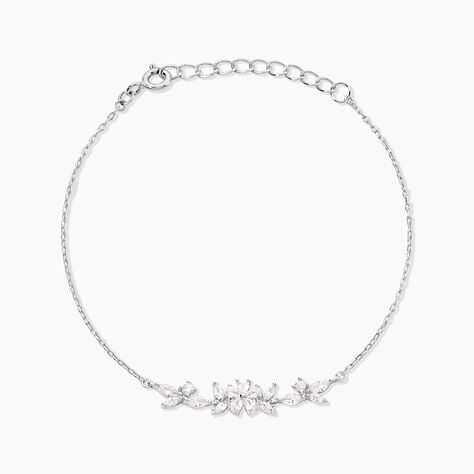 Bracelet Wanda Argent Blanc Oxyde De Zirconium -  Femme | Histoire d&rsquo;Or