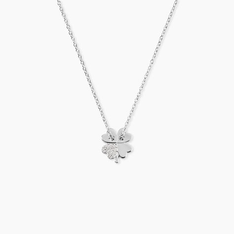 Collier Argent Tancrede Oxydes De Zirconium - Colliers fantaisie Femme | Histoire d&rsquo;Or