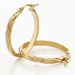 Cr&eacute;oles Vitali Or Jaune - Boucles d'oreilles cr&eacute;oles Femme | Histoire d&rsquo;Or