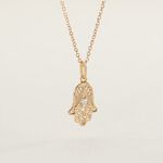 Collier Plaqu&eacute; Or Stijn Oxyde De Zirconium - Colliers fantaisie Femme | Histoire d&rsquo;Or