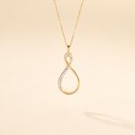 Collier Ilan Or Jaune Diamant - F&ecirc;te des m&egrave;res Femme | Histoire d&rsquo;Or