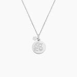 Pendentif Zodiaque Rond Argent Blanc - Pendentifs Zodiaque Famille | Histoire d&rsquo;Or
