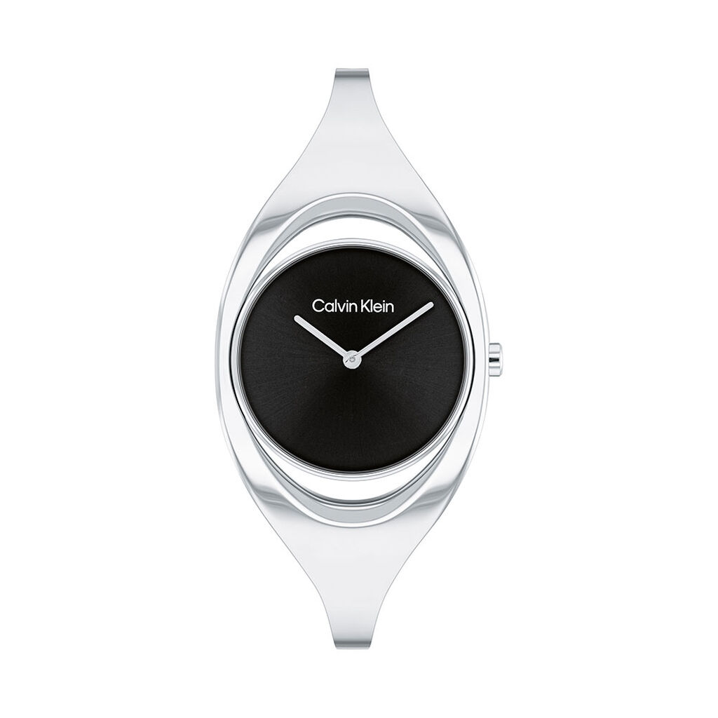 Montre Calvin Klein Elated Noir - Id&eacute;es cadeaux Femme | Histoire d&rsquo;Or