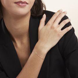 Bracelet Or Jaune Aulnie - Bracelets Infini Femme | Histoire d’Or