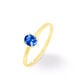 Bague Lily Or Jaune Saphir - Bagues solitaires Femme | Histoire d’Or