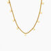 Collier Lady Chic Acier Jaune - Colliers fantaisie Femme | Histoire d’Or