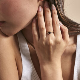 Bague Kurt Plaqué Or Jaune Oxyde De Zirconium - Bagues solitaires Femme | Histoire d’Or