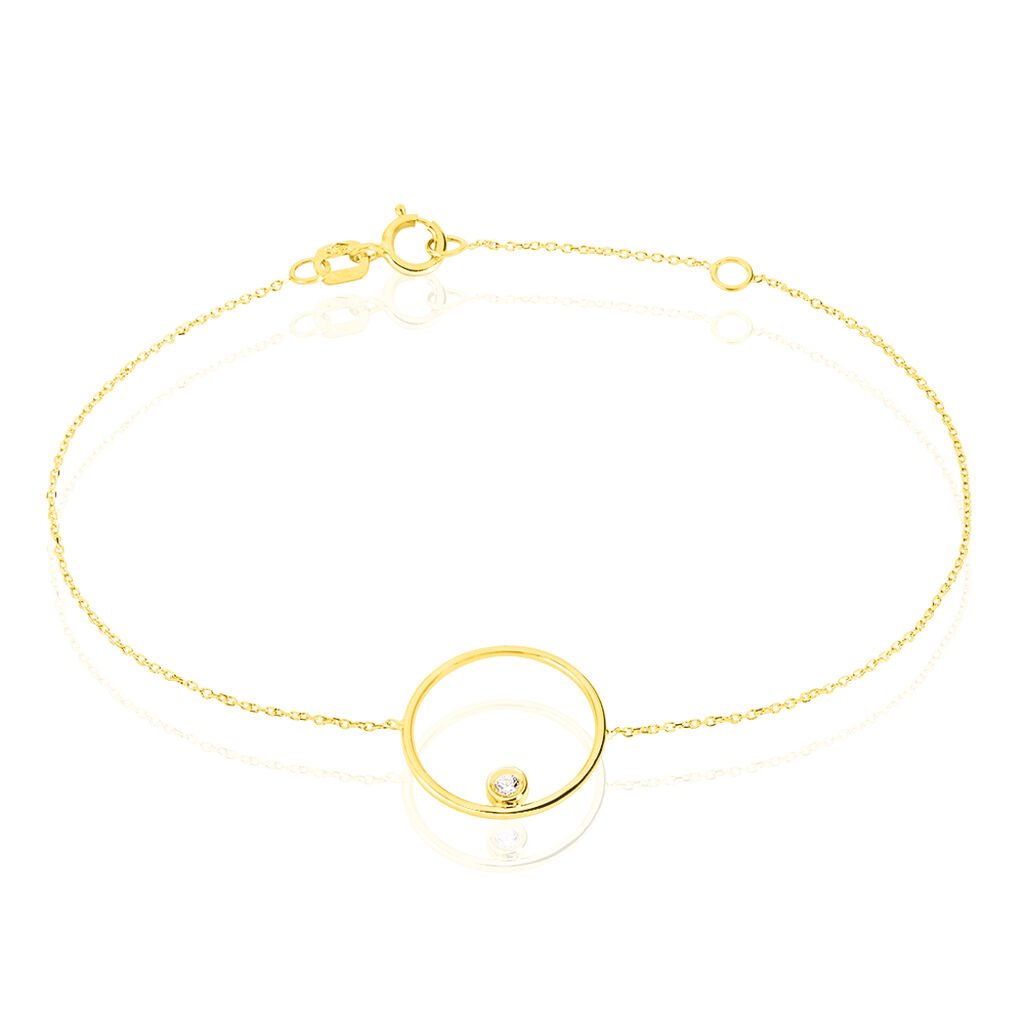 Bracelet Kimly Or Jaune Oxyde De Zirconium - Bracelets Femme | Histoire d&rsquo;Or