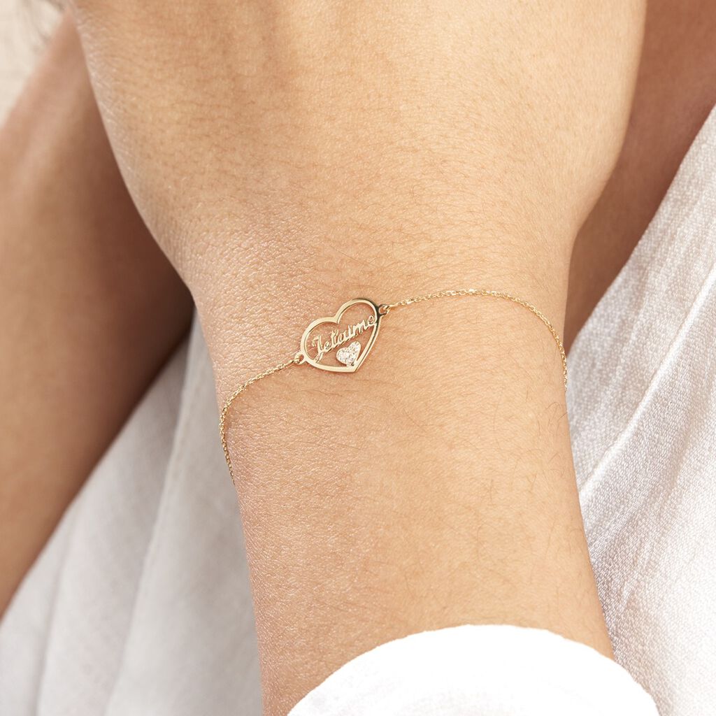 Bracelet Or Jaune Veridienne Oxyde - Bracelets Femme | Histoire d’Or