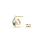 Boucles D'oreilles Puces Kirsten Or Jaune Agate - Clous d'oreilles Femme | Histoire d&rsquo;Or