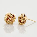 Boucles D'oreilles Puces Or Jaune Guermana - Clous d'oreilles Femme | Histoire d&rsquo;Or
