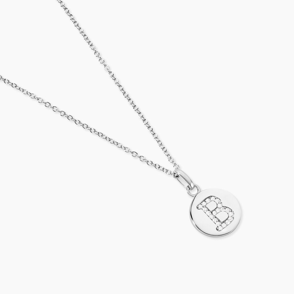 Collier Argent Eugenien Oxydes De Zirconium - Colliers fantaisie Femme | Histoire d&rsquo;Or