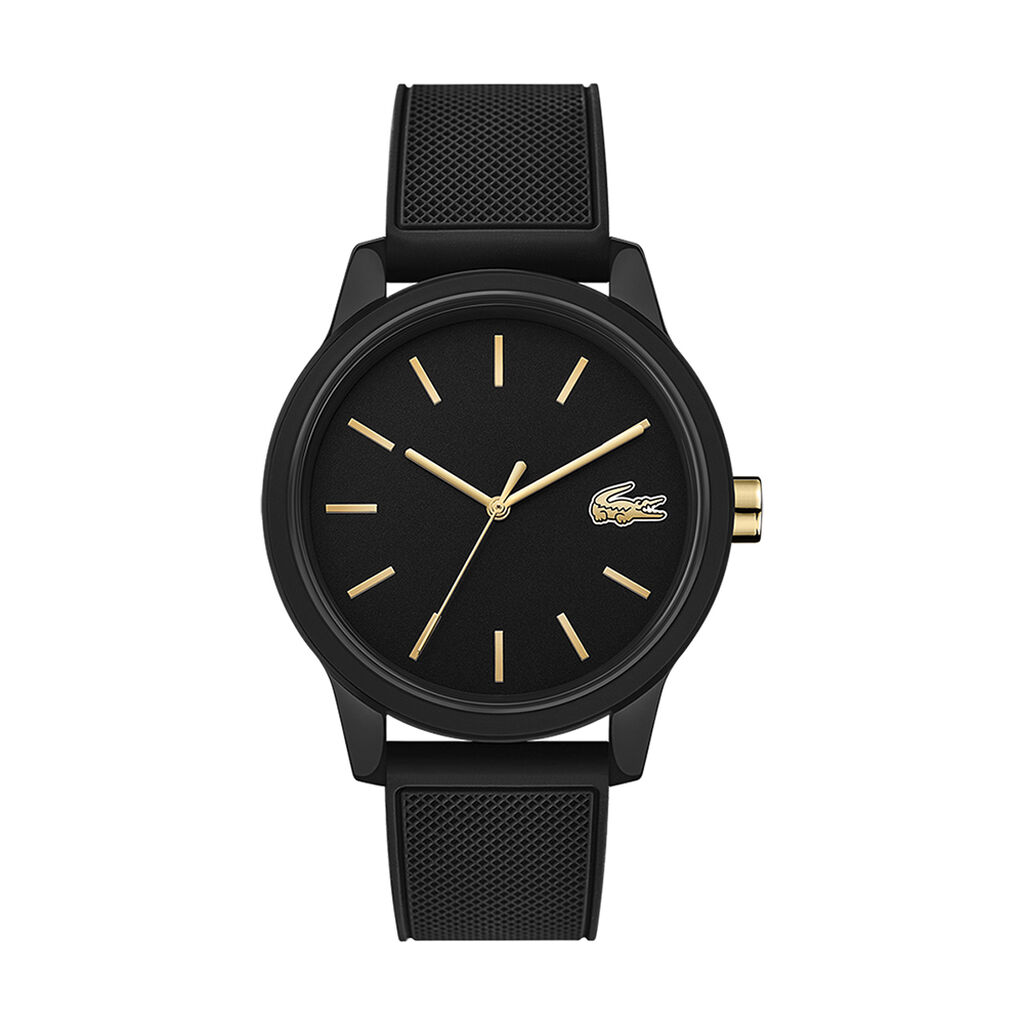 Montre Lacoste 12.12 Noir - Montres Homme | Histoire d’Or