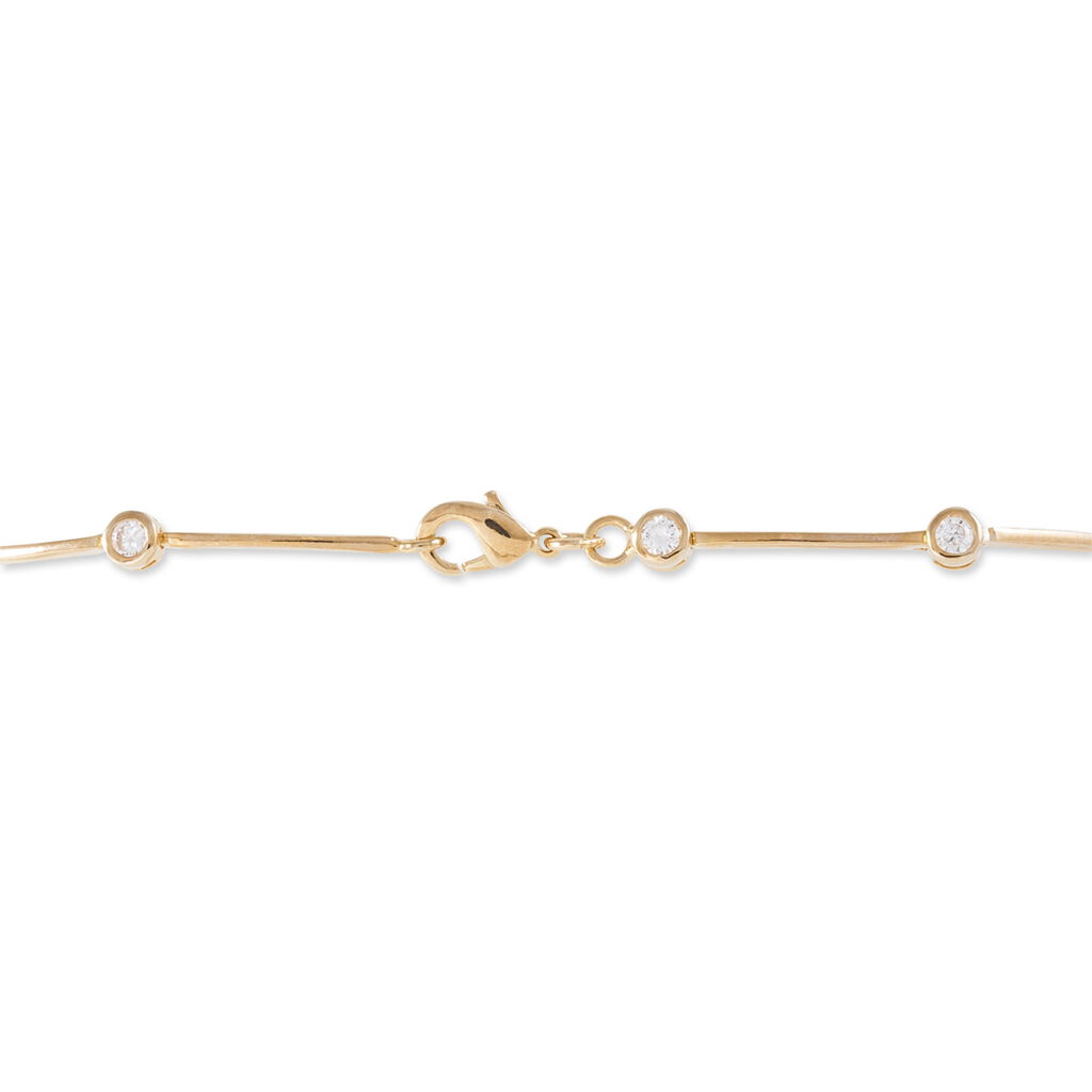 Bracelet Kaelig Plaqué Or Jaune Oxyde De Zirconium - Bracelets Femme | Histoire d’Or
