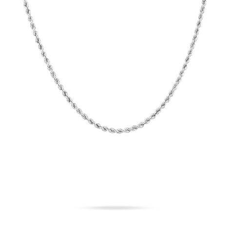 Collier Jerry Maille Corde Or Blanc - Chaines Femme | Histoire d’Or