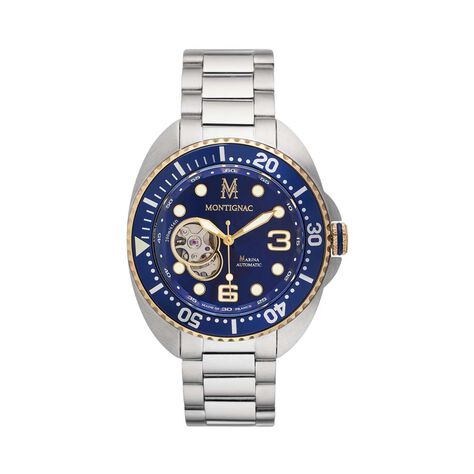 Montre Montignac Marina Bleu - Montres Homme | Histoire d’Or