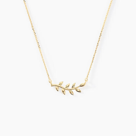 Collier Foliora Or Jaune - Colliers Femme | Histoire d’Or