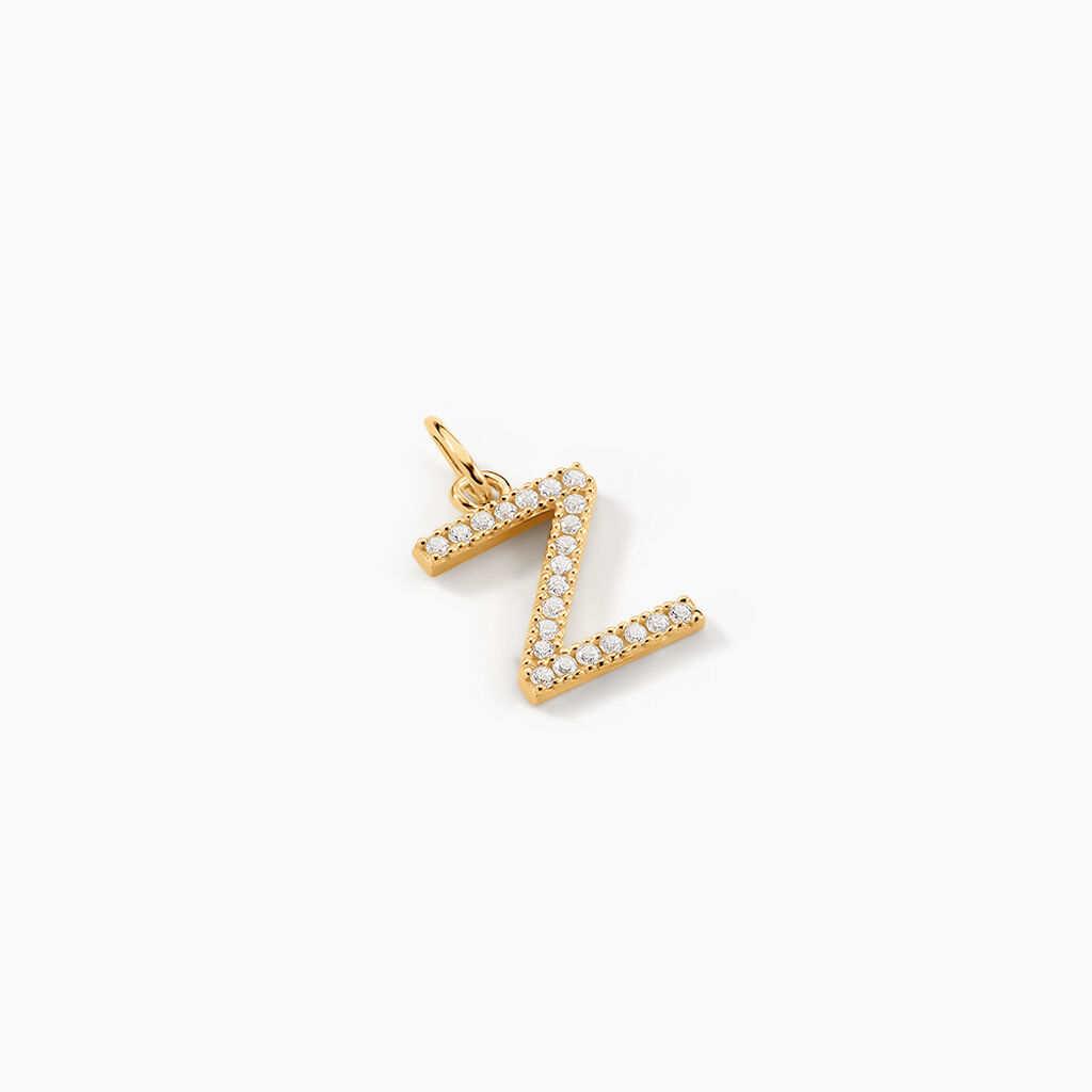 Pendentif Lettre Z Or Jaune Oxyde - Pendentifs Famille | Histoire d&rsquo;Or