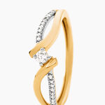 Bague Orianna Or Jaune Diamant - Bagues solitaires Femme | Histoire d&rsquo;Or