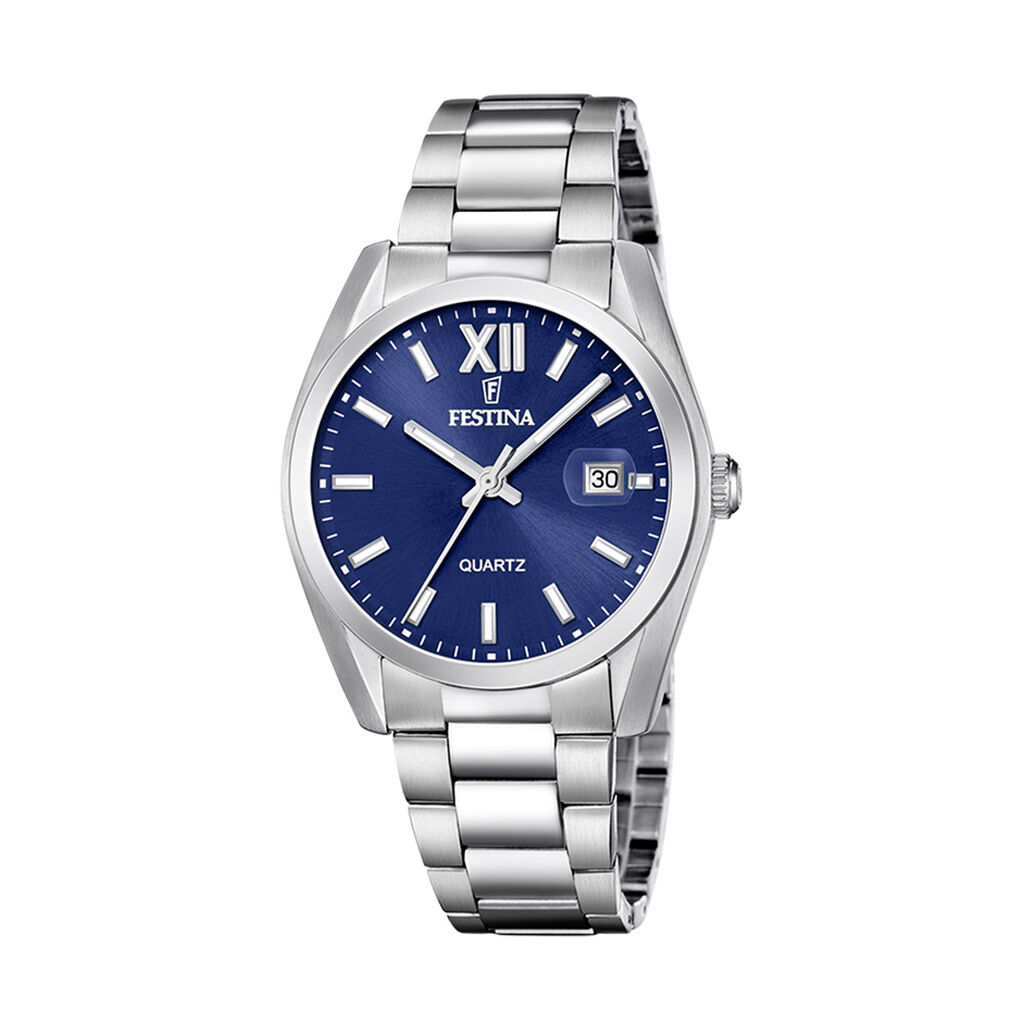 Montre Festina Classics Bleu - Montres Homme | Histoire d&rsquo;Or