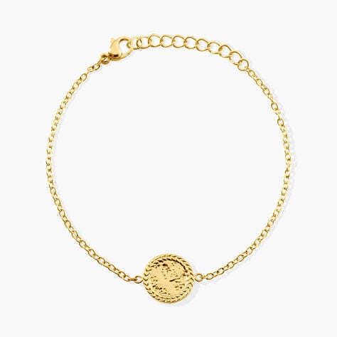 Bracelet Mila Acier Jaune - Bijoux sans pierre Femme | Histoire d&rsquo;Or