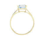 Bague Or Jaune Faraj Topaze - Bagues solitaires Femme | Histoire d&rsquo;Or