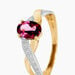Bague Candice Or Jaune Rhodolite - Bagues solitaires Femme | Histoire d’Or