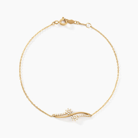 Bracelet Orion Or Jaune Oxyde De Zirconium - Bracelets Femme | Histoire d’Or