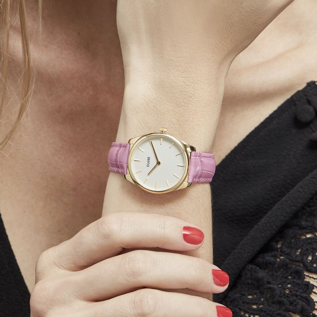 Montre Cluse Feroce Petite Blanc - Montres Femme | Histoire d’Or