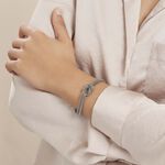 Bracelet Mahaca Acier Blanc - Bracelets Femme | Histoire d&rsquo;Or