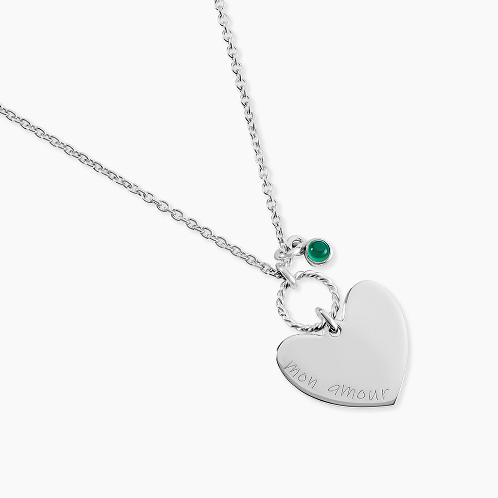 Collier Argent Pero Onyx - Colliers doubles et triples cha&icirc;nes Femme | Histoire d&rsquo;Or