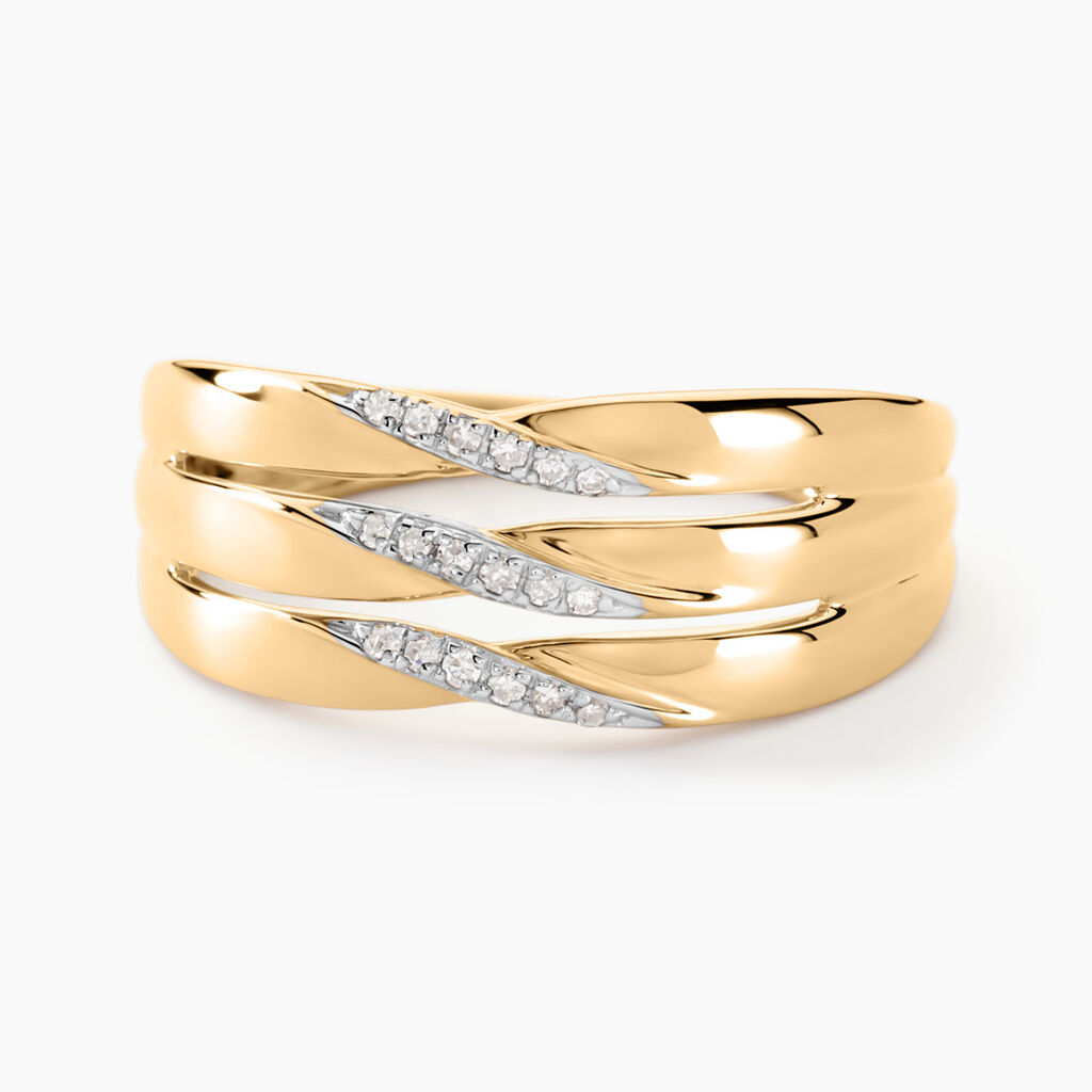 Bague Grasiella Or Jaune Diamant - Bagues avec pierre Femme | Histoire d’Or