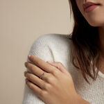 Bague Gemmie Argent Blanc Oxyde De Zirconium - Bagues solitaires Femme | Histoire d&rsquo;Or