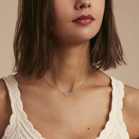 Collier Argent Blanc Astro - Colliers Zodiaque Femme | Histoire d’Or