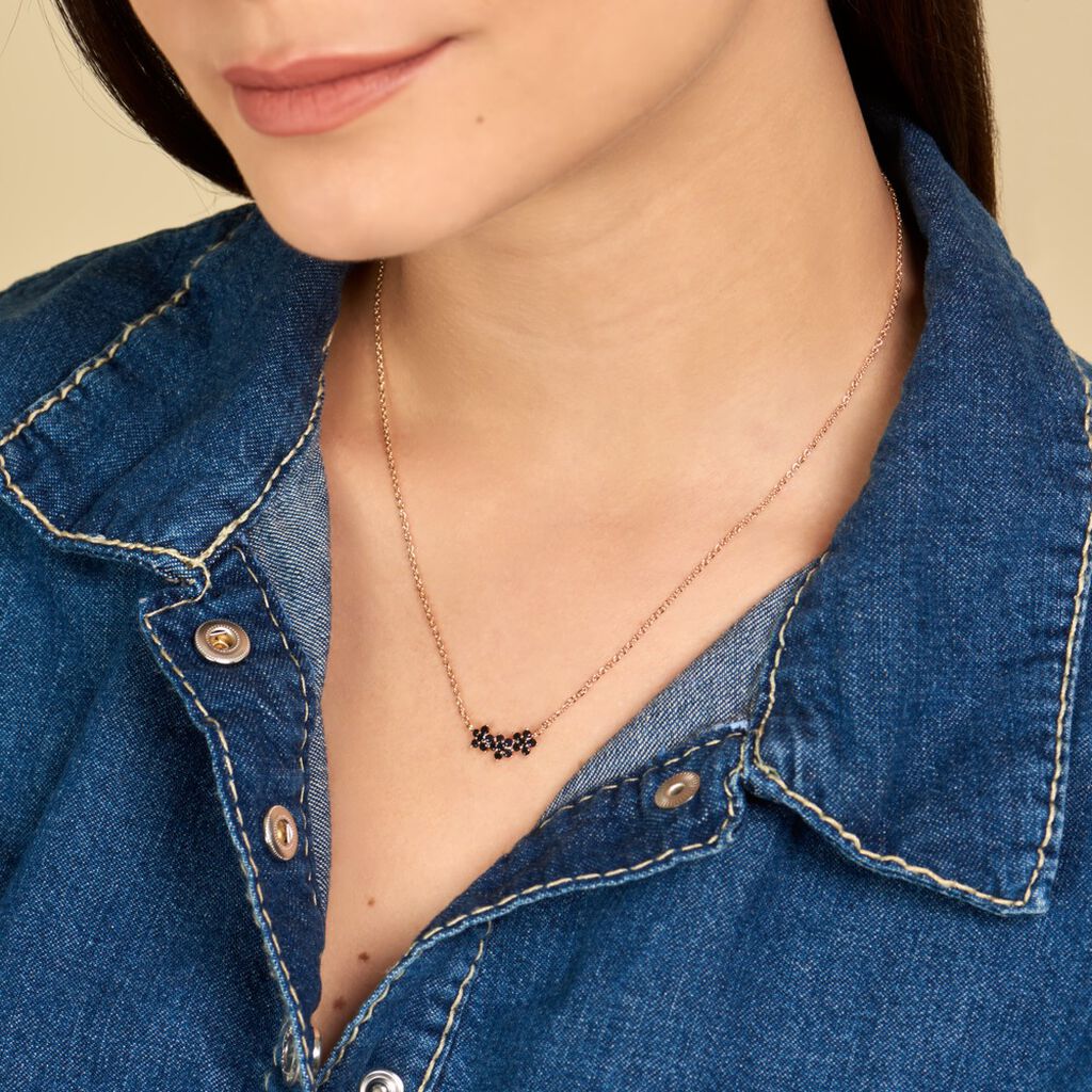 Collier Midnight Royalty Plaqué Or Jaune Oxyde De Zirconium - Colliers Femme | Histoire d’Or