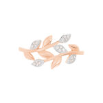 Bague Emelyne Or Rose Diamant - Bagues avec pierre Femme | Histoire d&rsquo;Or