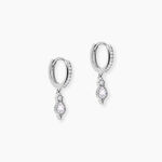 Cr&eacute;oles Ysee Argent Blanc Oxyde De Zirconium - Boucles d'oreilles cr&eacute;oles Femme | Histoire d&rsquo;Or