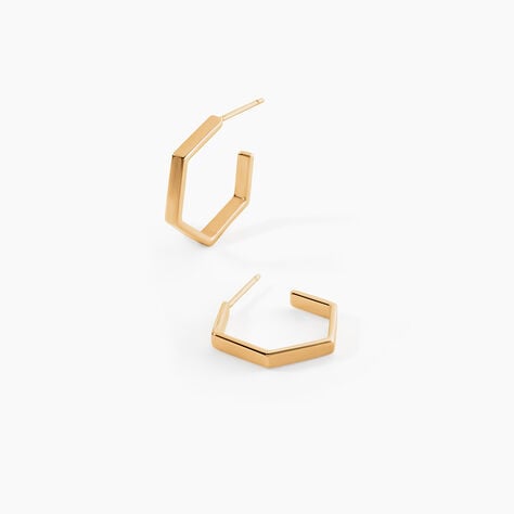 Creoles Plaqué Or Tamra - Boucles d'oreilles créoles Femme | Histoire d’Or