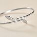 Bracelet Jonc Maisha Argent Blanc - Bracelets joncs Femme | Histoire d’Or